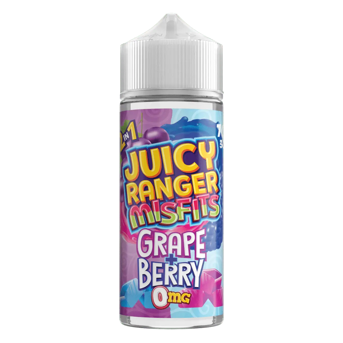 Grape & Berry Shortfill E-liquid by Juicy Ranger Misfits 100ml - Absolute Vape