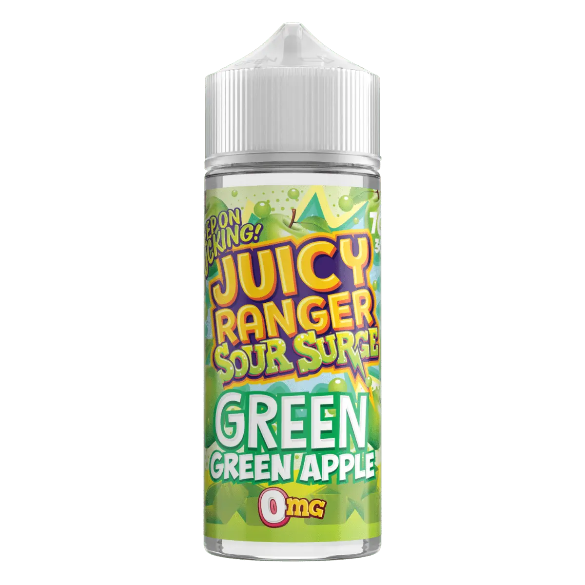 Green Apple Shortfill E-liquid by Juicy Ranger Sour Surge 100ml - Absolute Vape