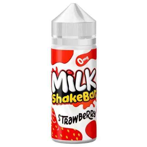Strawberry Shortfill E-liquid by Milkshake Bar 100ml - Absolute Vape