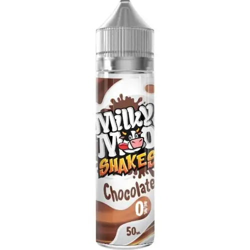 Milky way shakes chocolate flavored e-liquid bottle 50ml with 0mg nicotine