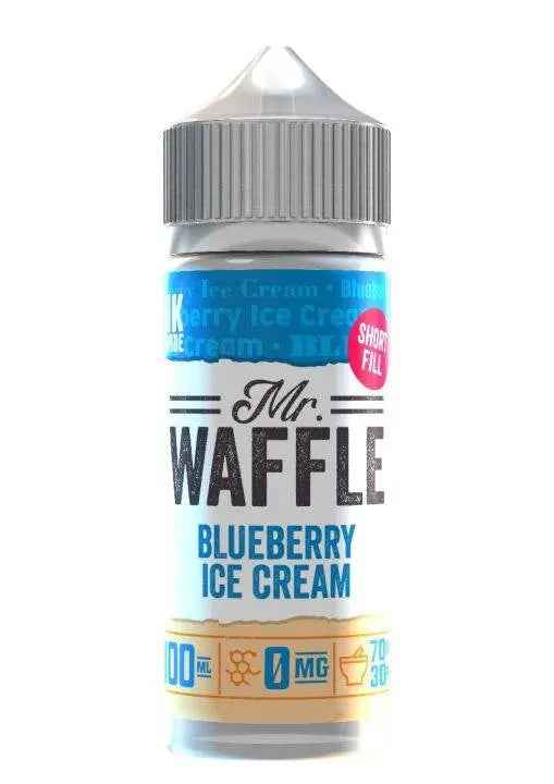 Blueberry Ice Cream Shortfill E-liquid by Mr Waffle 100ml - Absolute Vape