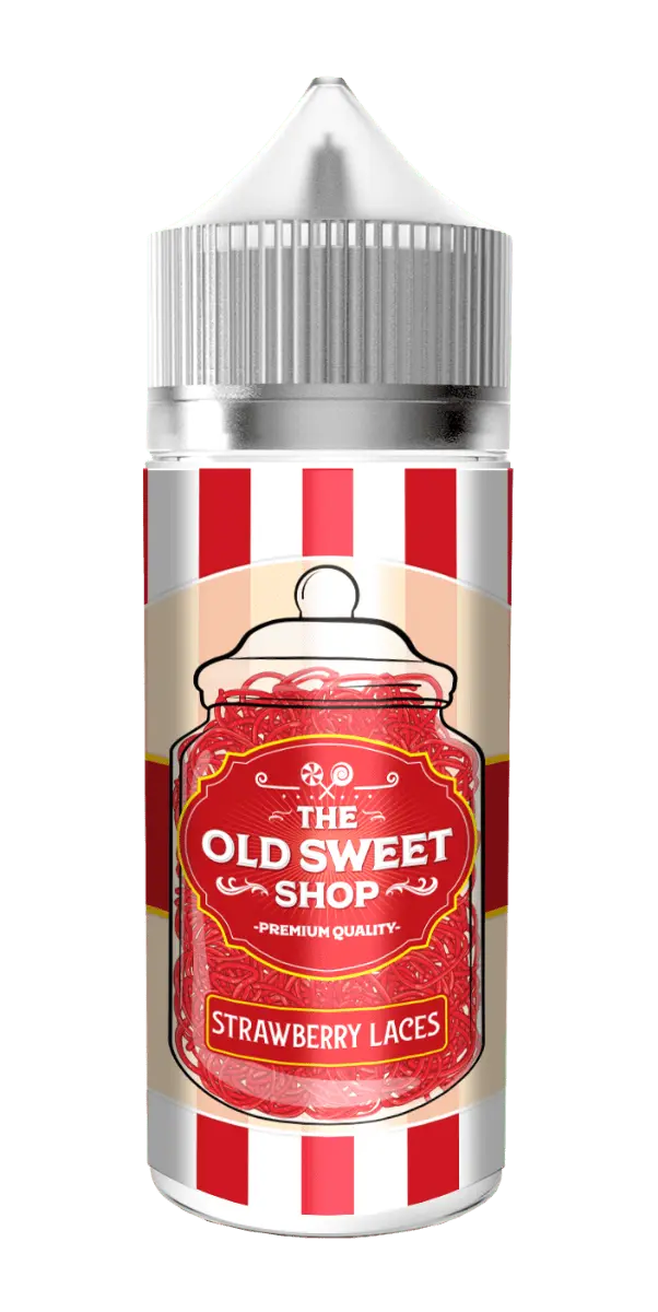 Strawberry Laces Shortfill E-liquid by The Old Sweet Shop 100ml - Absolute Vape