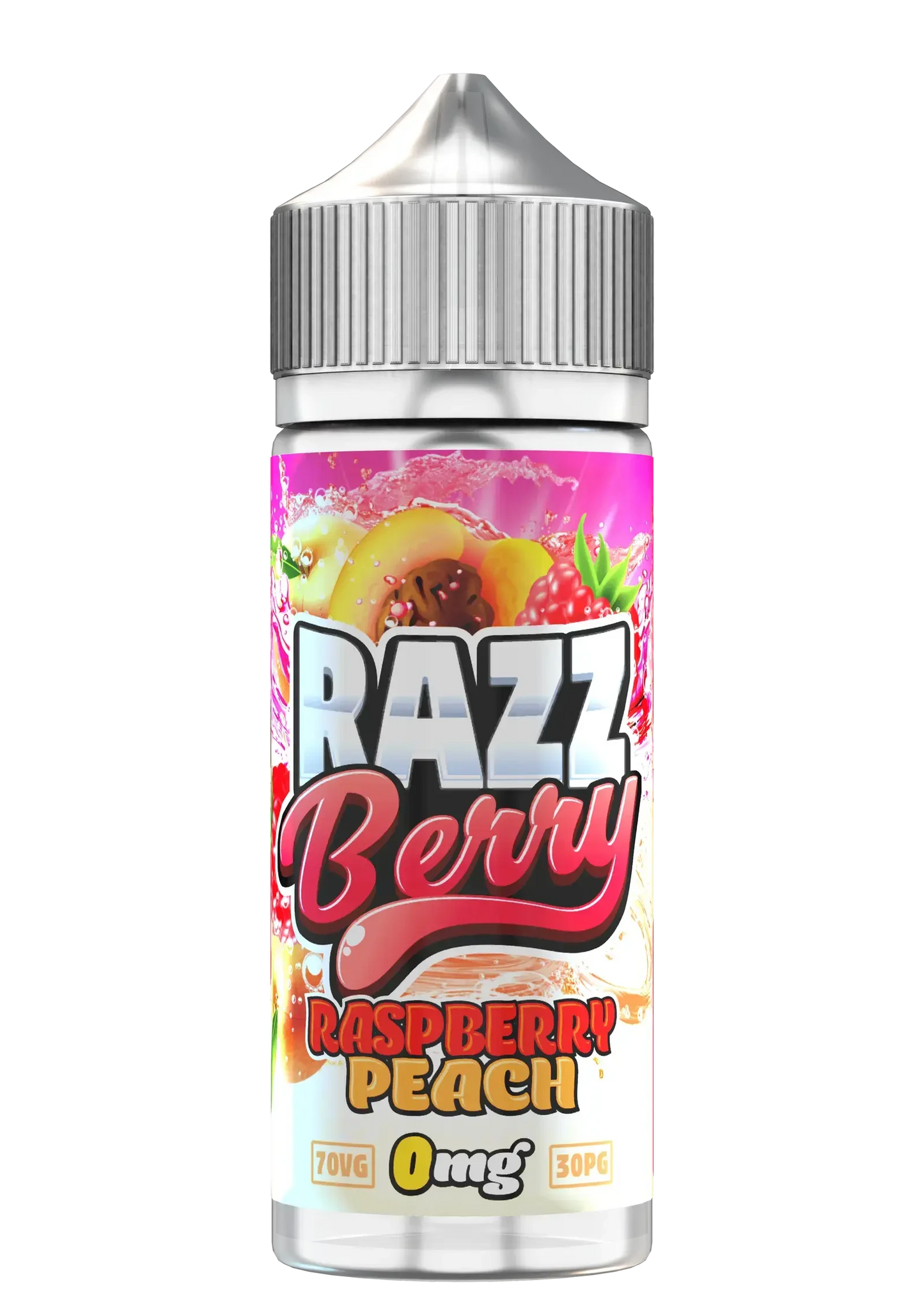 Raspberry Peach Shortfill E-liquid by Razz Berry 100ml - Absolute Vape
