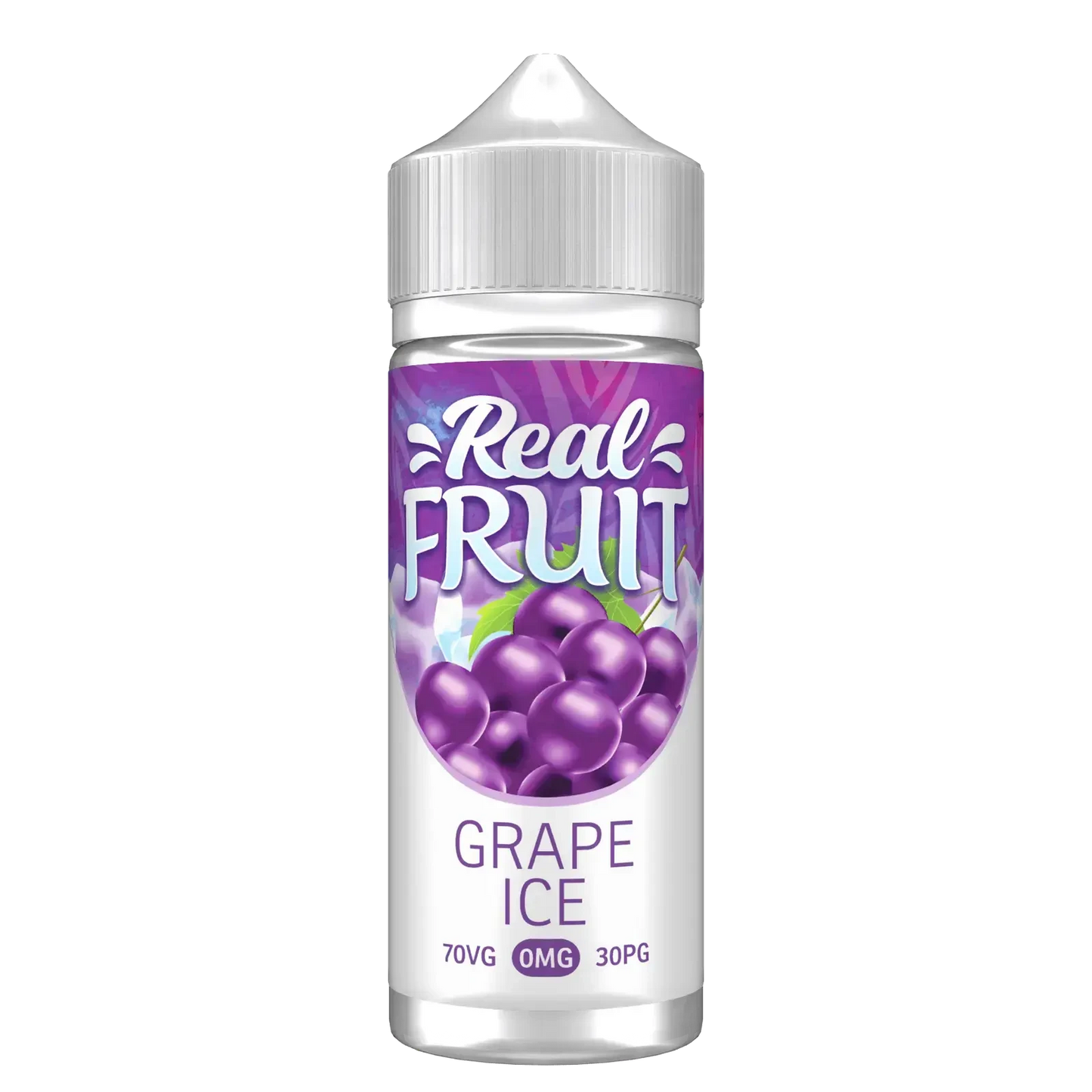Grape Ice Shortfill E-liquid by- Real Fruit 100ml - Absolute Vape