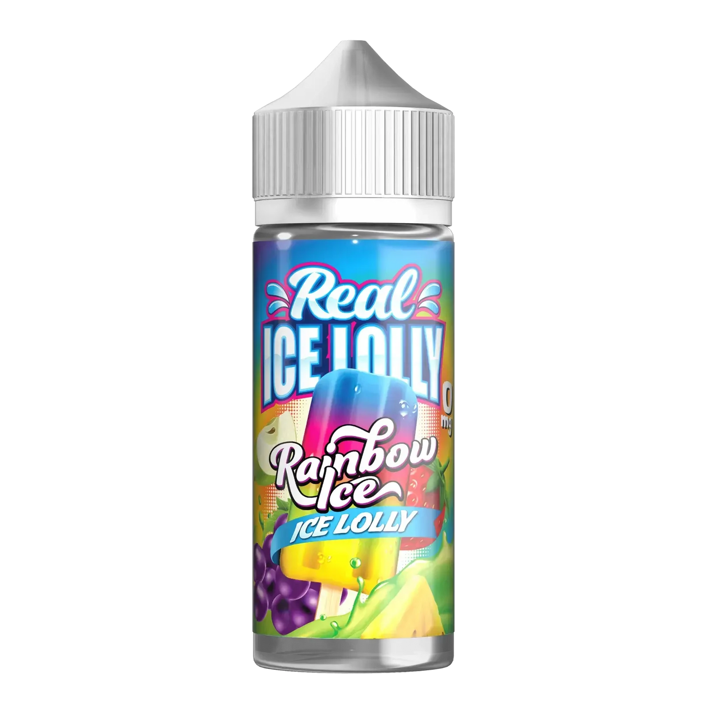 Rainbow Ice Shortfill E-liquid by Real Ice Lollies 100ml - Absolute Vape