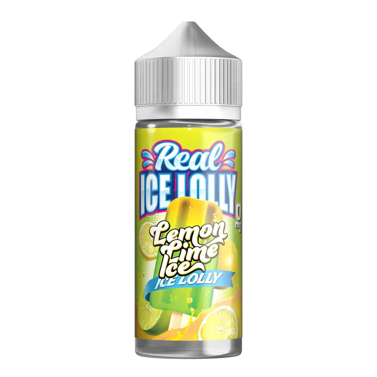 Lemon Lime Ice Shortfill E-liquid by Real Ice Lollies 100ml - Absolute Vape
