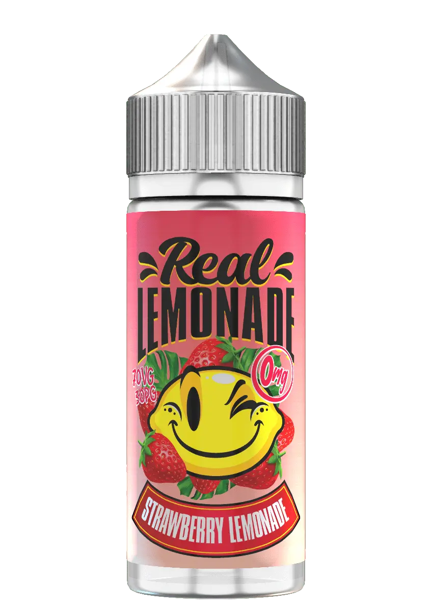 Strawberry Lemonade Shortfill E-liquid by Real Lemonade 100ml - Absolute Vape