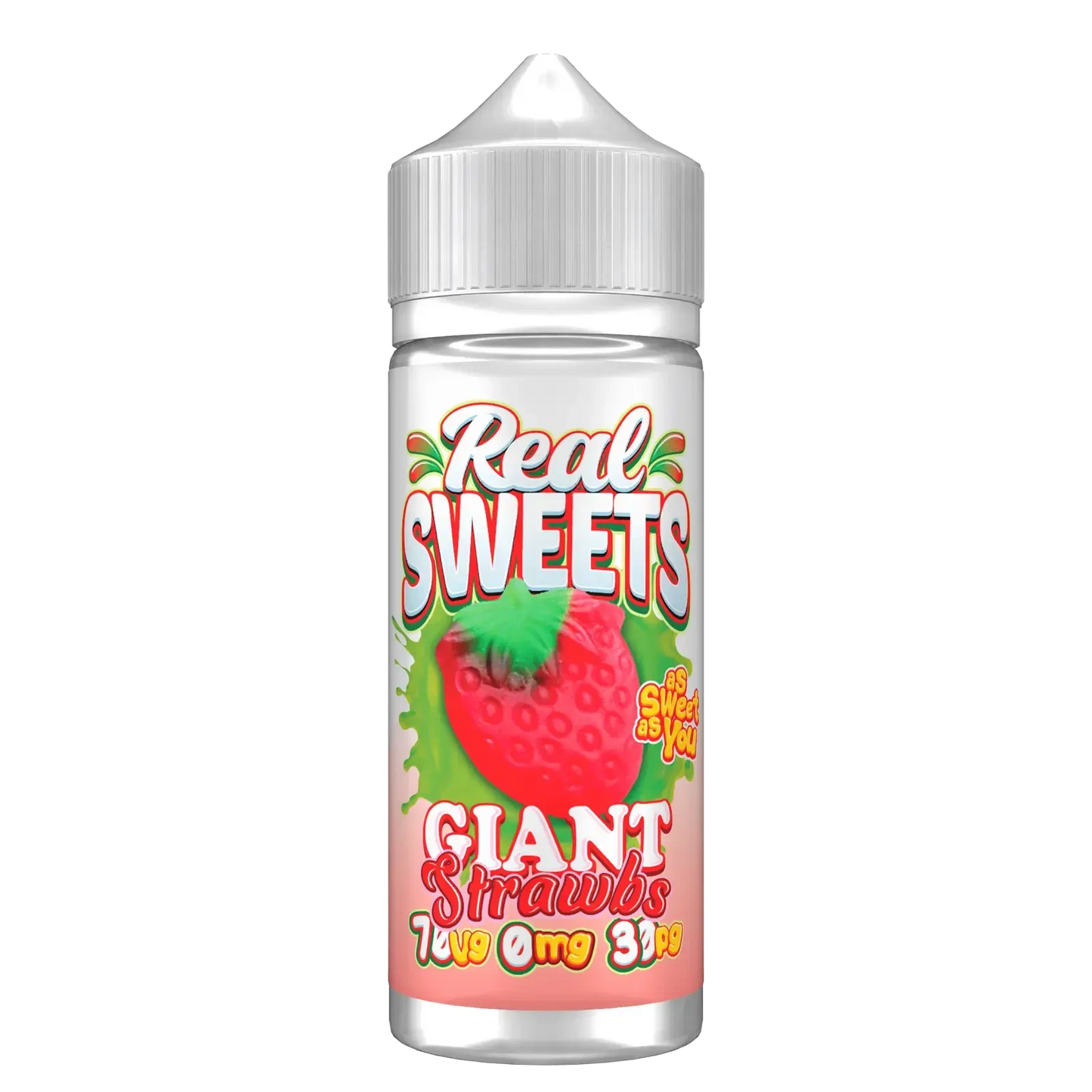 Giant Strawbs Shortfill E-liquid by Real Sweets 100ml - Absolute Vape