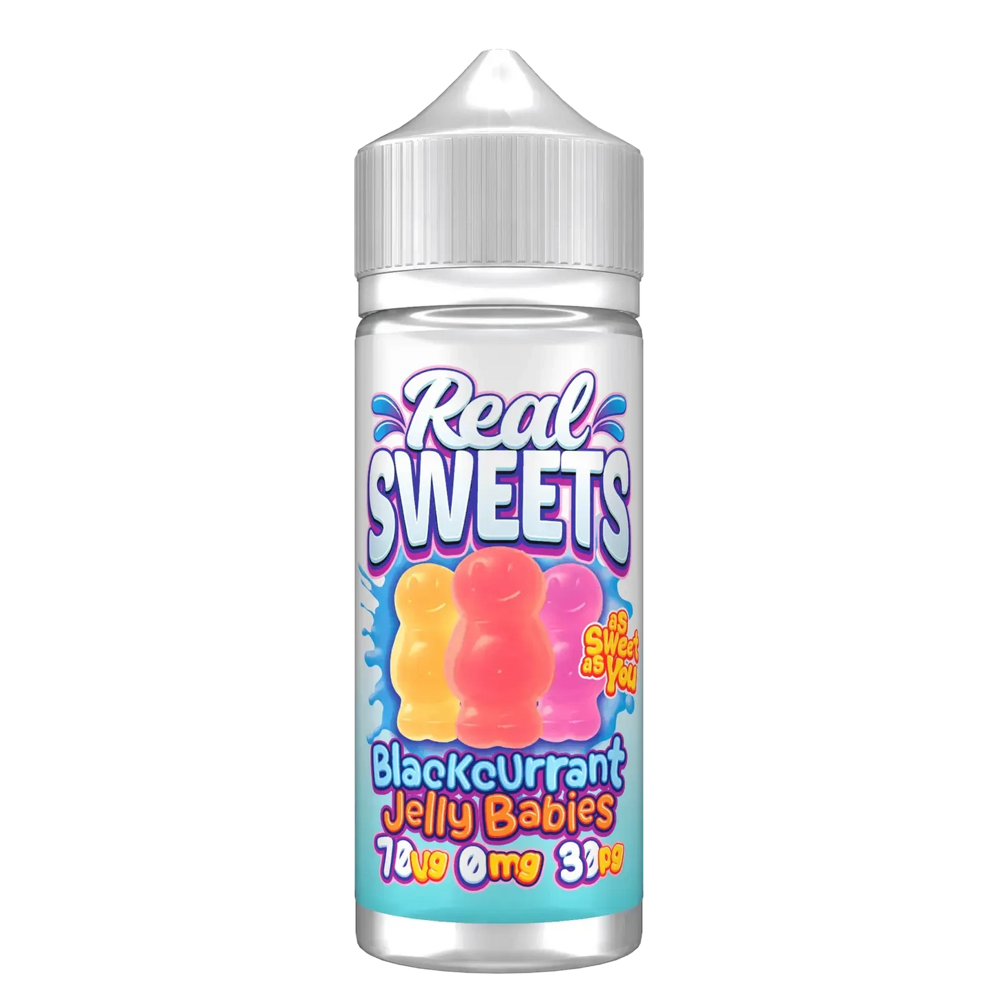 Blackcurrant Jelly Babies Shortfill E-liquid by Real Sweets 100ml - Absolute Vape