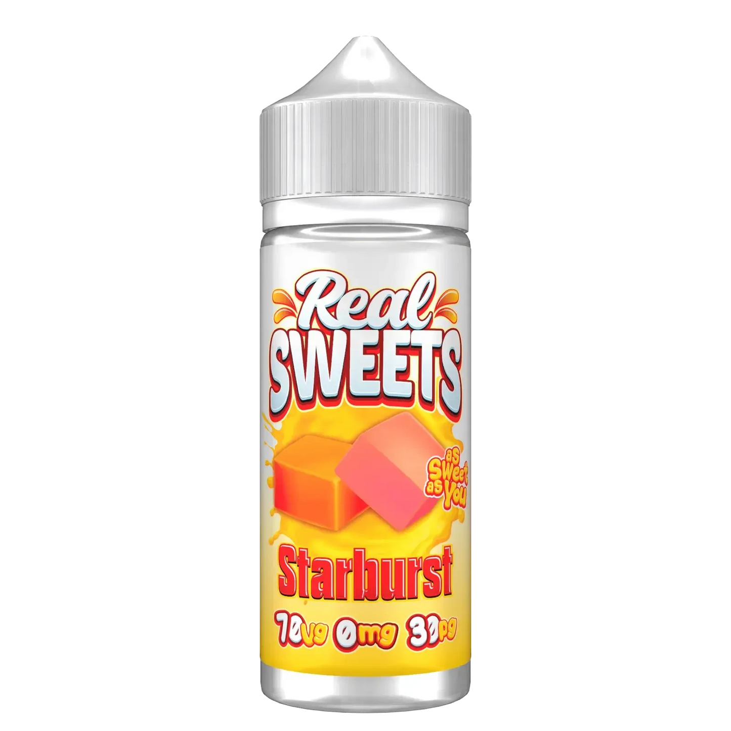 Starburst Shortfill E-liquid by Real Sweets 100ml - Absolute Vape