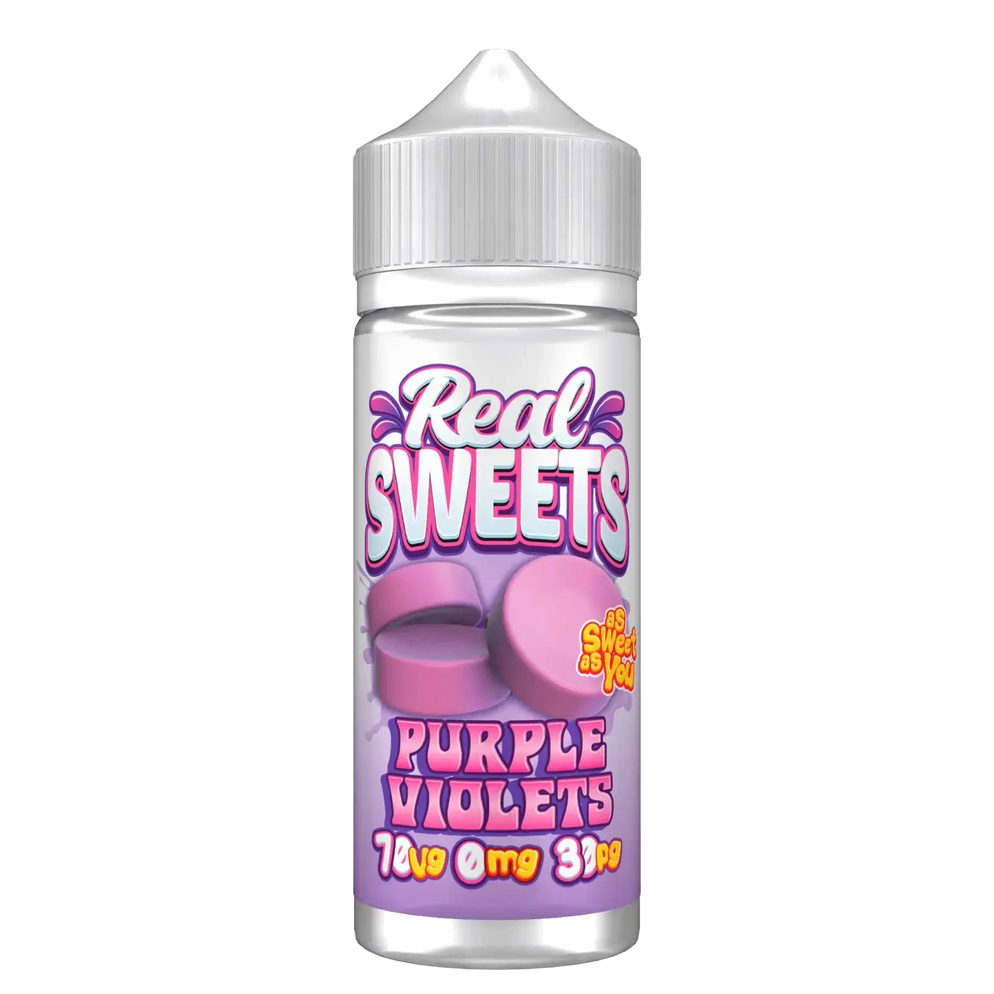 Purple Violets Shortfill E-liquid by Real Sweets 100ml - Absolute Vape