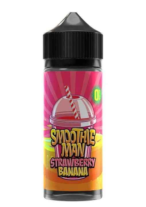 Strawberry Banana Shortfill E-liquid by Smoothie Man 100ml - Absolute Vape