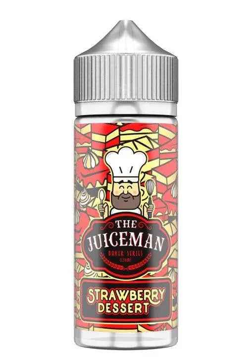 Strawberry Dessert Shortfill E-liquid by The Juiceman Bakers Series 100ml - Absolute Vape
