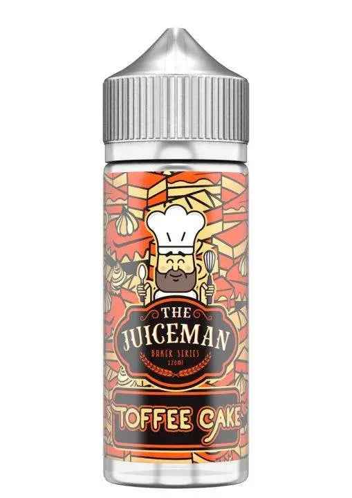 Toffee Cake Shortfill E-liquid by The Juiceman Bakers Series 100ml - Absolute Vape