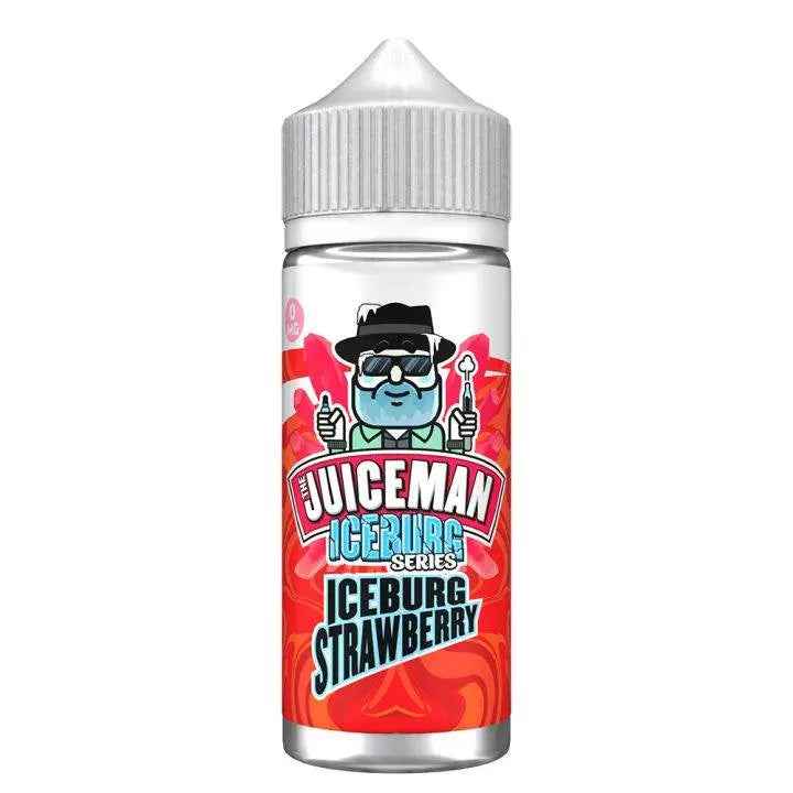 Strawberry Shortfill E-liquid by The Juiceman Iceburg 100ml - Absolute Vape
