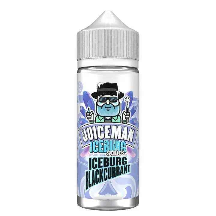 Blackcurrant Shortfill E-liquid by The Juiceman Iceburg 100ml - Absolute Vape
