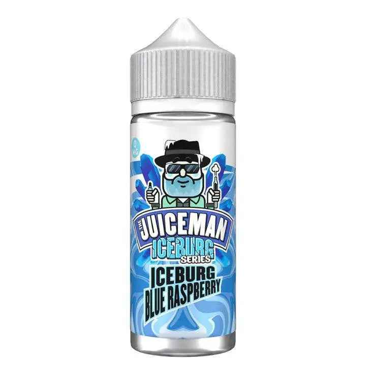 Blue Raspberry Shortfill E-liquid by The Juiceman Iceburg 100ml - Absolute Vape