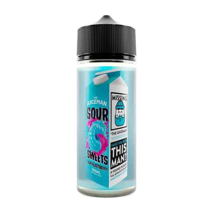 Sour Blastberry Shortfill E-liquid by The Juiceman Sour 100ml - Absolute Vape