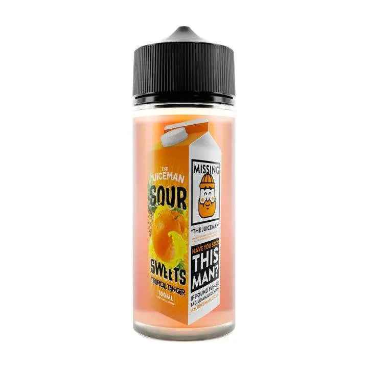 Tropical Tanger Shortfill E-liquid by The Juiceman Sour 100ml - Absolute Vape