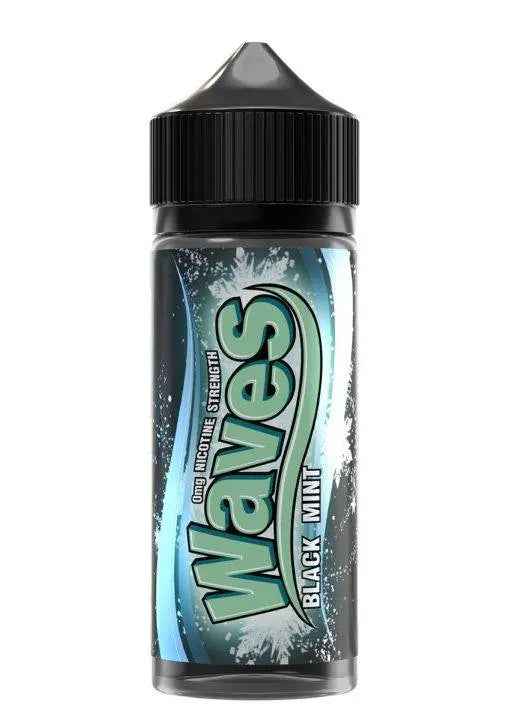 Black Mint Shortfill E-liquid by Waves 100ml - Absolute Vape