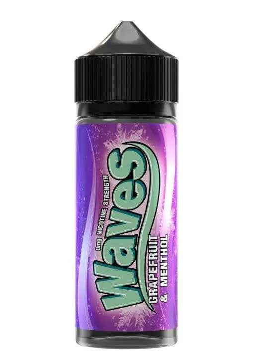 Grapefruit & Menthol Shortfill E-liquid by Waves E-liquid 100ml - Absolute Vape