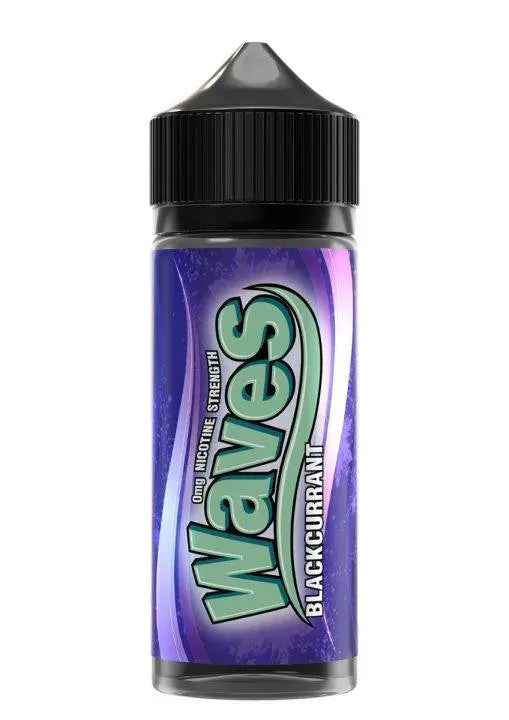 Blackcurrant Shortfill E-liquid by Waves 100ml - Absolute Vape