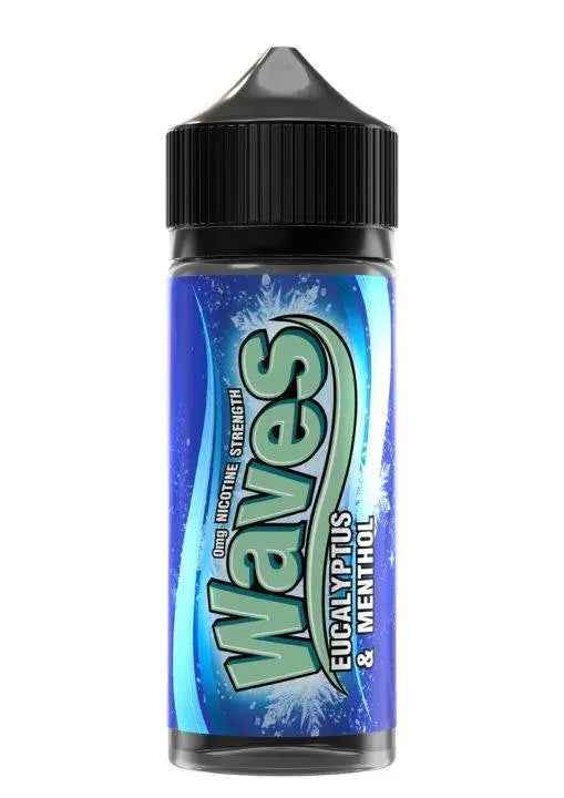Eucalyptus & Menthol Shortfill E-liquid by Waves 100ml - Absolute Vape