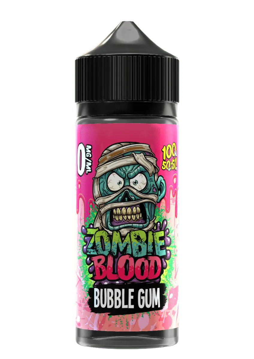 Bubble Gum Shortfill E-liquid by Zombie Blood 100ml - Absolute Vape