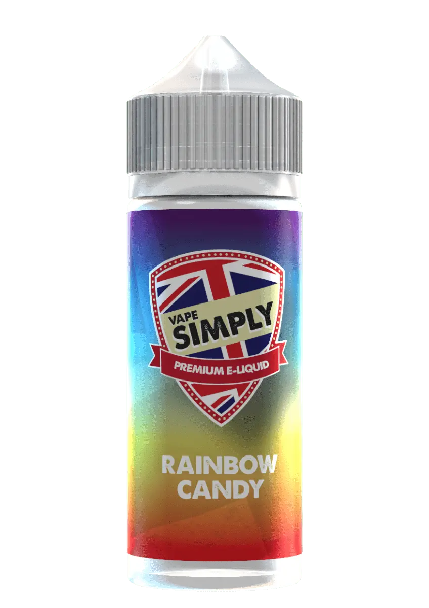Rainbow Candy Shortfill E-liquid by Vape Simply 100ml - Absolute Vape