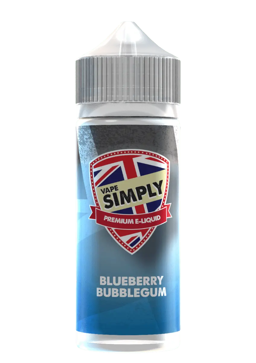 Blueberry Gum Shortfill E-liquid by Vape Simply 100ml - Absolute Vape