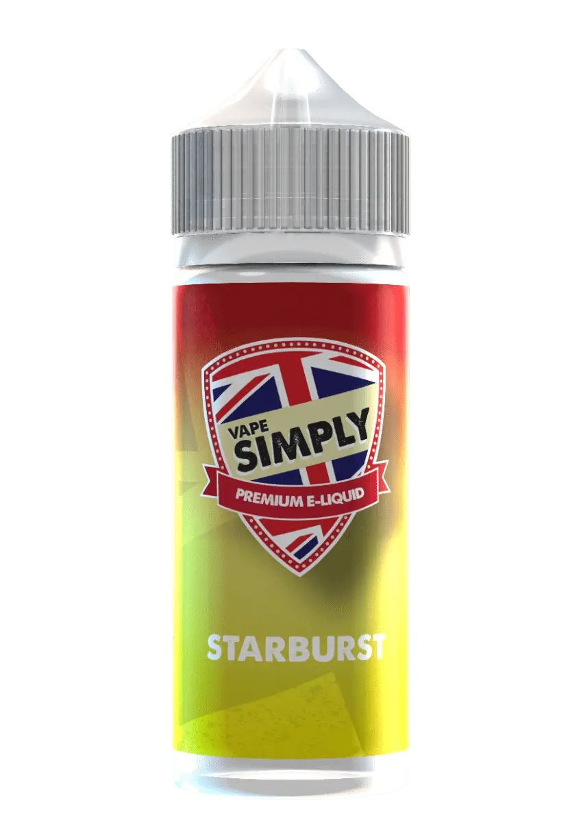 Starburst Shortfill E-liquid by Vape Simply 100ml - Absolute Vape