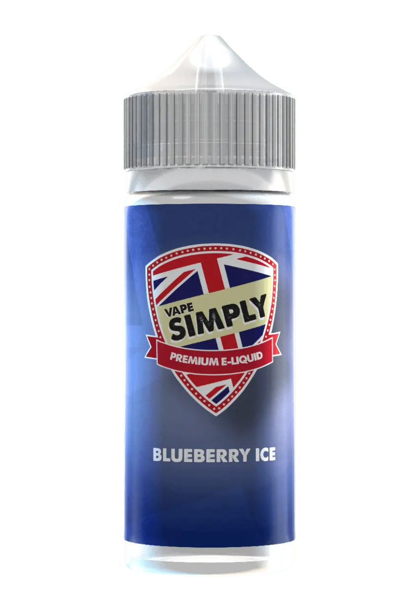 Blueberry Ice Shortfill E-liquid by Vape Simply 100ml - Absolute Vape