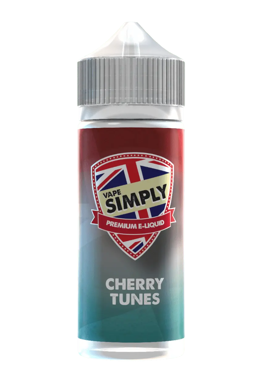 Cherry Tunes Shortfill E-liquid by Vape Simply 100ml - Absolute Vape
