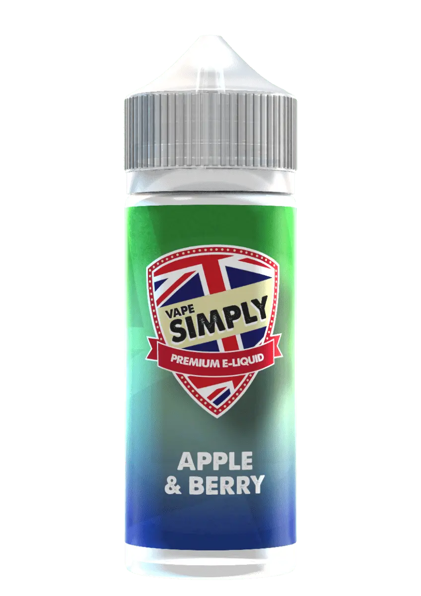 Apple & Berry Shortfill E-liquid by Vape Simply 100ml - Absolute Vape