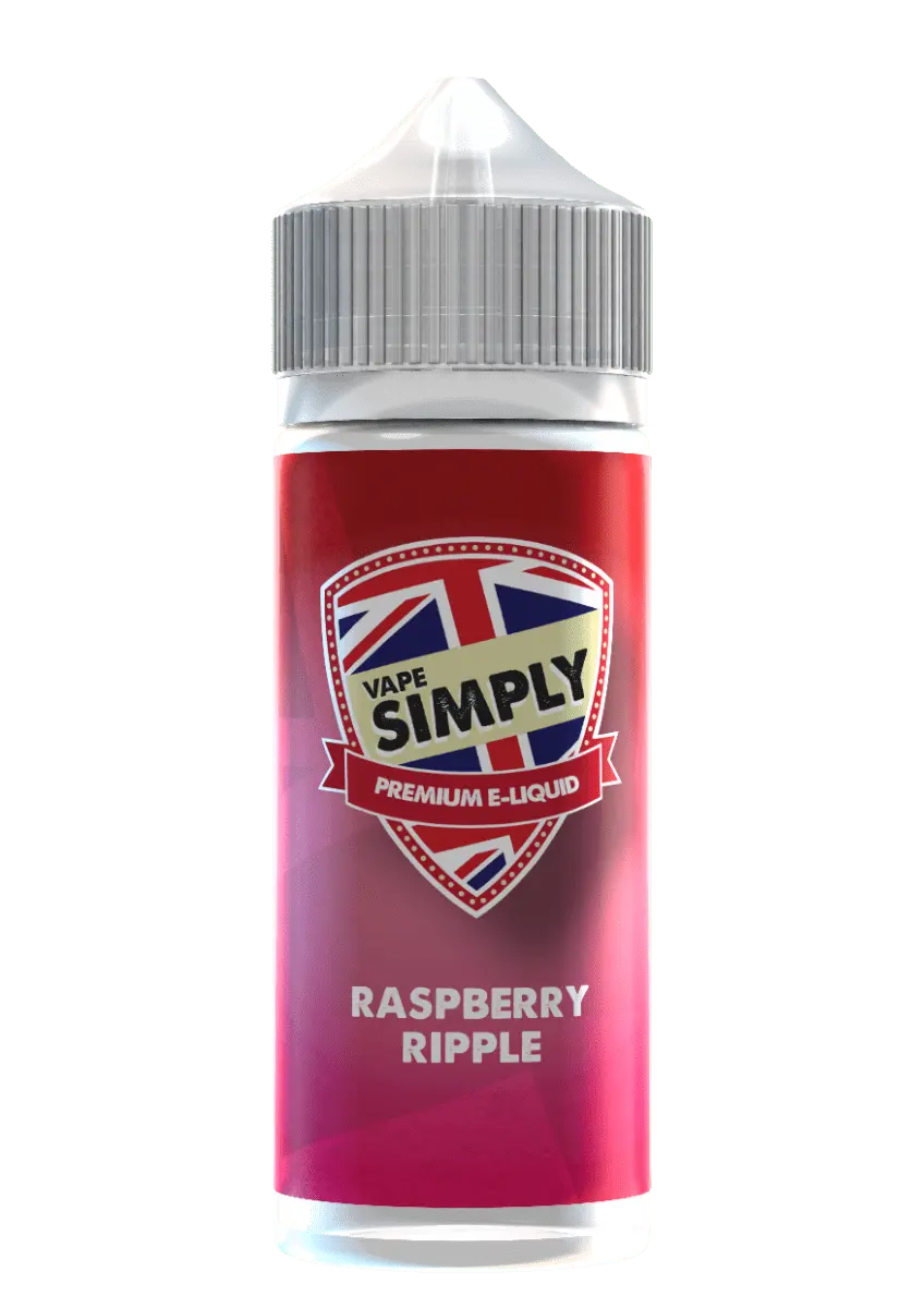 Raspberry Ripple Shortfill E-liquid b Vape Simply 100ml - Absolute Vape
