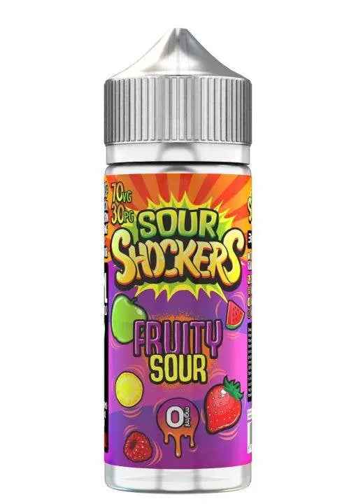 Fruity Sour Shortfill E-liquid by Sour Shockers 100ml - Absolute Vape
