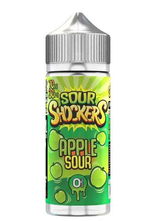 Apple Sour Shortfill E-liquid by Sour Shockers 100ml - Absolute Vape