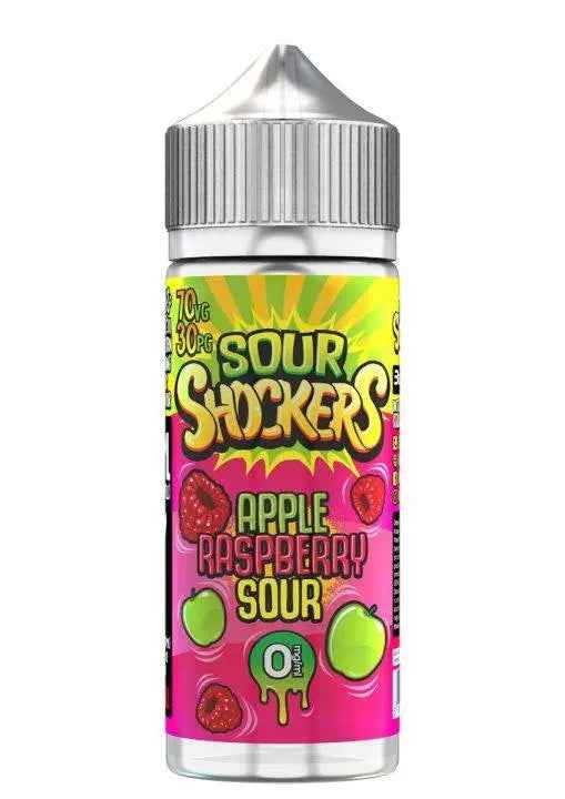 Apple Raspberry Sour Shortfill E-liquid by Sour Shockers 100ml - Absolute Vape