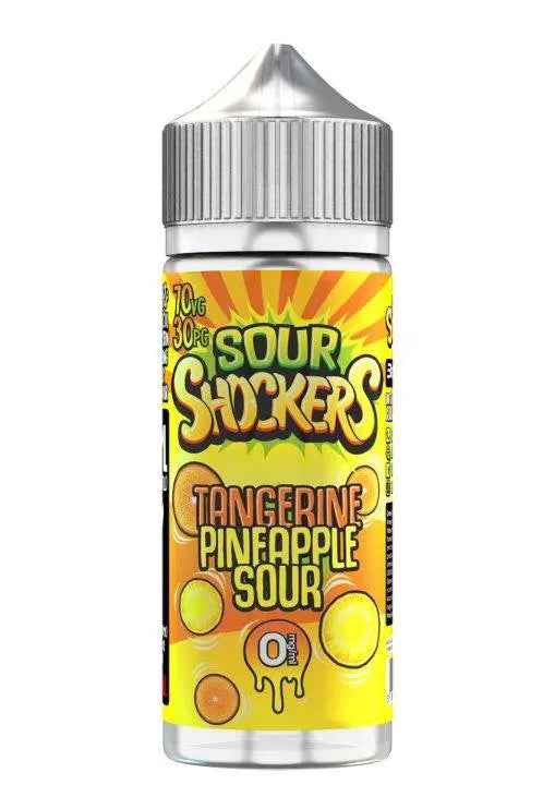 Tangerine & Pineapple Sour Shortfill E-liquid by Sour Shockers 100ml - Absolute Vape