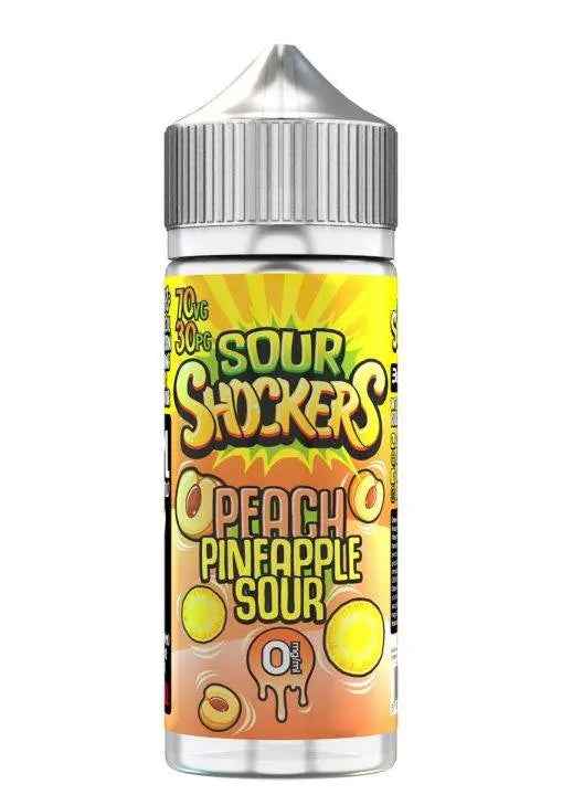 Peach Pineapple Sour Shortfill E-liquid by Sour Shockers 100ml - Absolute Vape