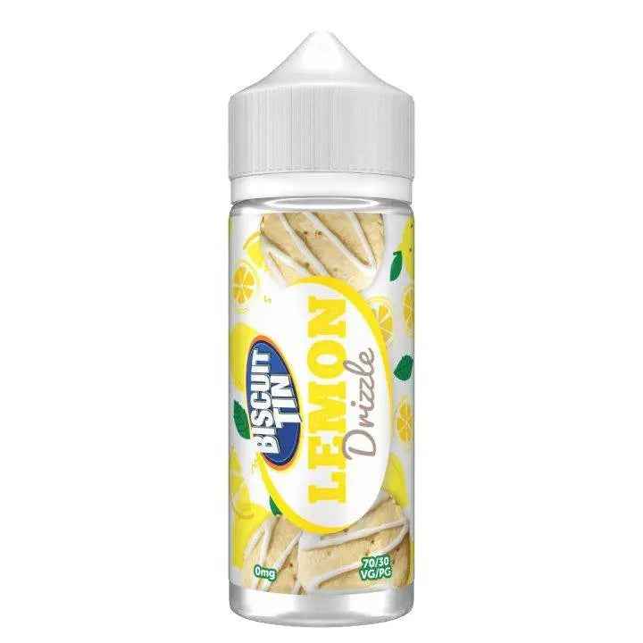 Lemon Drizzle Shortfill E-liquid by Biscuit Tin 100ml - Absolute Vape