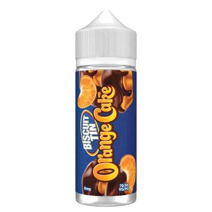 Orange Cake Shortfill E-liquid by Biscuit Tin 100ml - Absolute Vape
