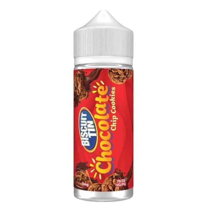 Chocolate Chip Cookie Shortfill E-liquid by Biscuit Tin 100ml - Absolute Vape