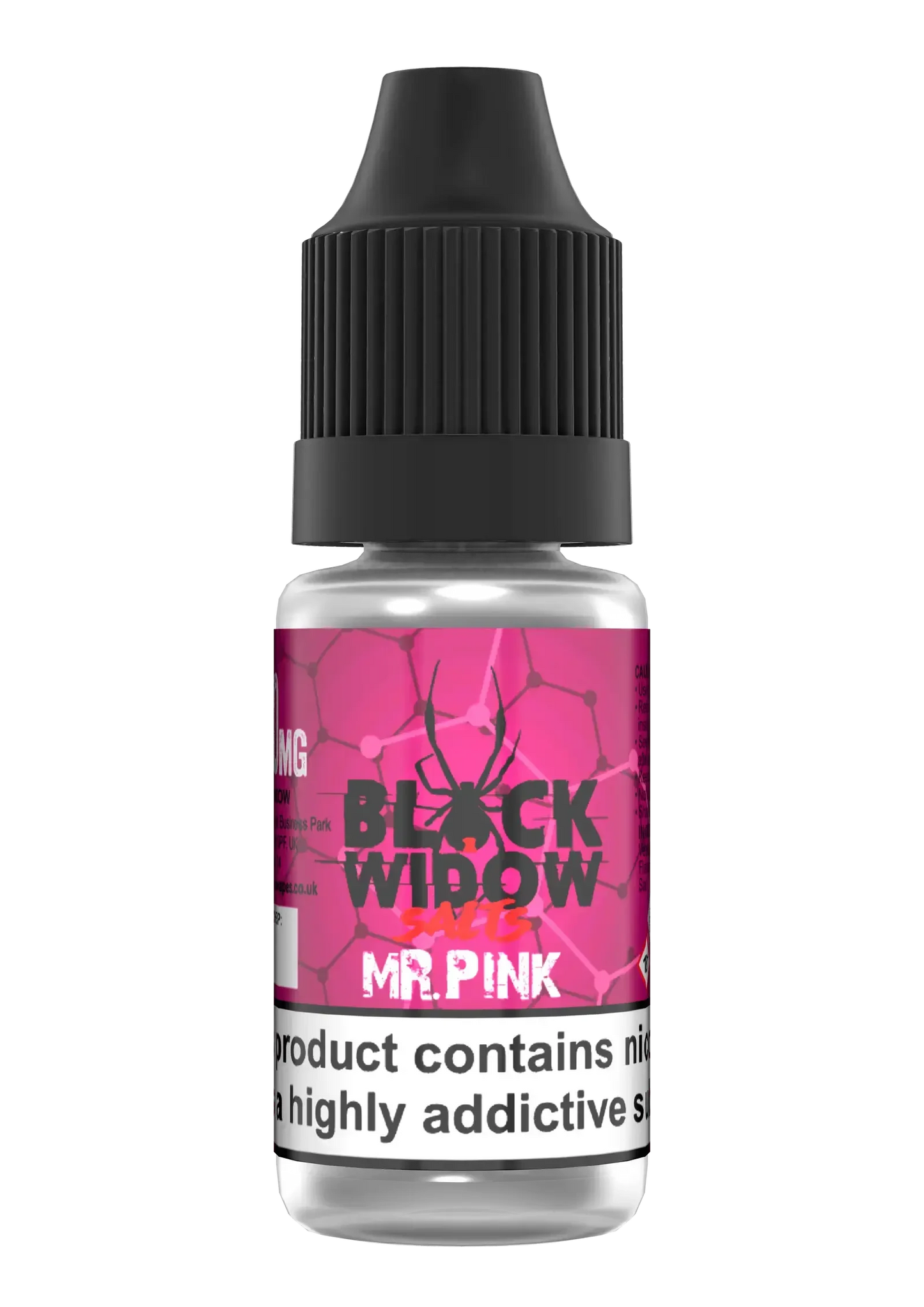 Mr Pink Nic Salts E-liquid by Black Widow 10ml - Absolute Vape