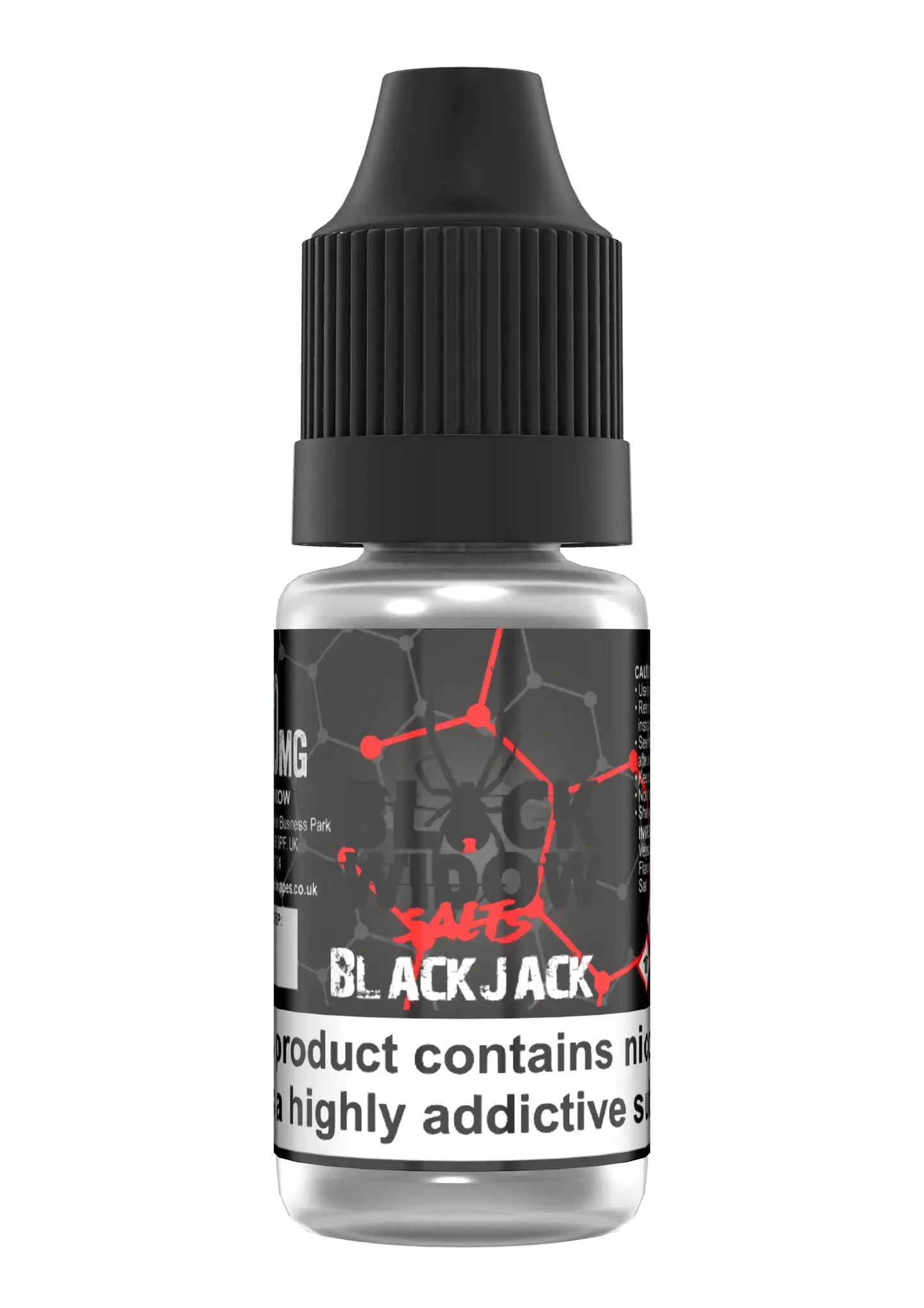 Blackjack Nic Salts E-liquid by Black Widow 10ml - Absolute Vape
