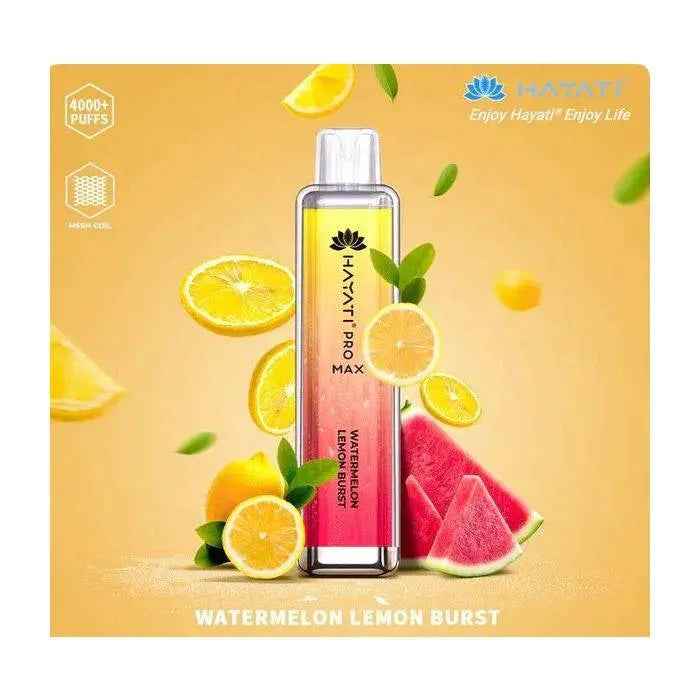 Watermelon Lemon Brust Crystal Pro Max 4000 Puff Disposable Vape pen 20mg - Absolute Vape