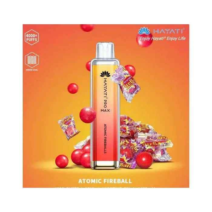 Atomic Fireballs Crystal Pro Max 4000 Puff Disposable Vape pen 20mg - Absolute Vape