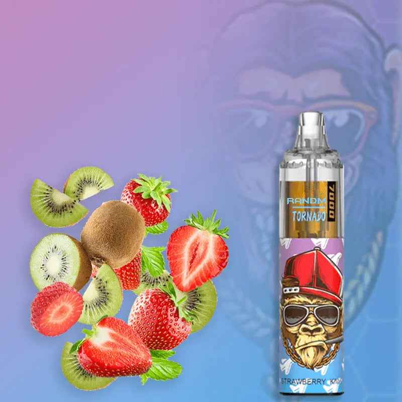 Strawberry kiwi Randm Tornado 7000 Puff Rechargeable Disposable Vape - Absolute Vape