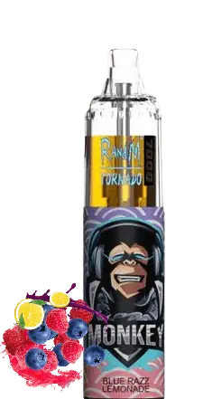 Blue Razz Lemonade Randm Tornado 7000 Puff Rechargeable Disposable Vape - Absolute Vape