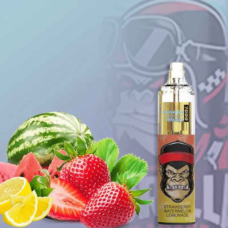 Starwberry Watermelon Randm Tornado 7000 Puff Rechargeable Disposable Vape - Absolute Vape